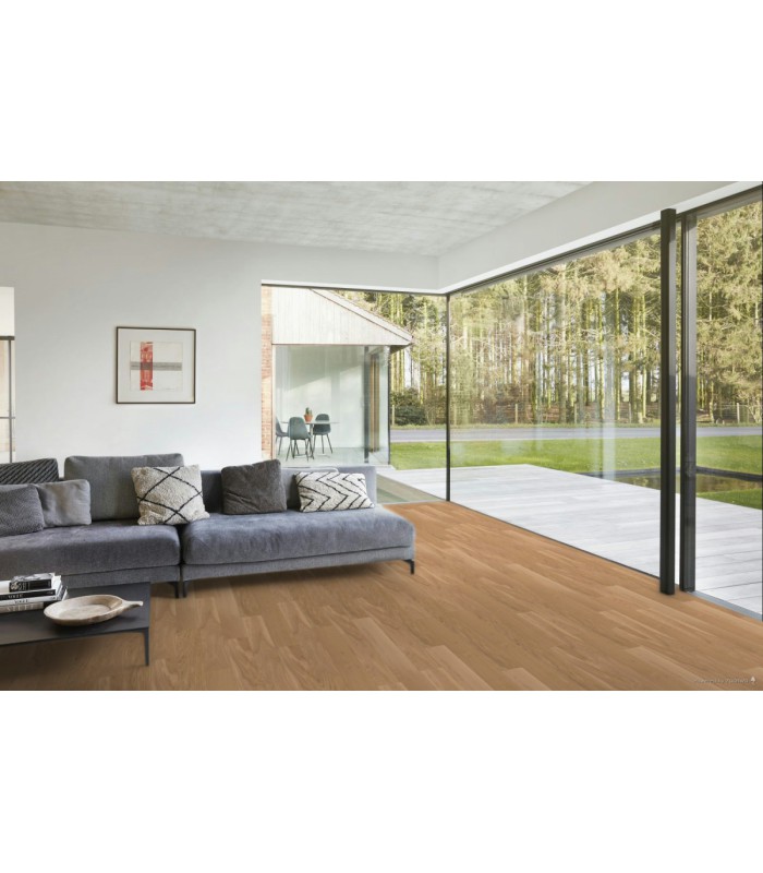 Berry Alloc Parquet Contrecollé Les Essentiels Regular - Chêne Naturel 01 Nature - ref. 61001050 - 1180 x 130 x 11 mm