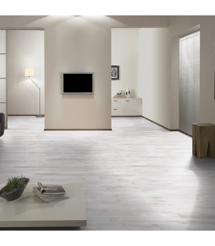 Kronotex Parquet Stratifié - Chêne Blanc Standard D2951 - 1376 x 193 x 7 mm