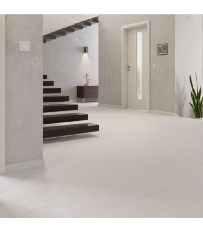 Kronotex Parquet Stratifié - Chêne Blanc Advanced D3201 - 1380 x 193 x 8 mm