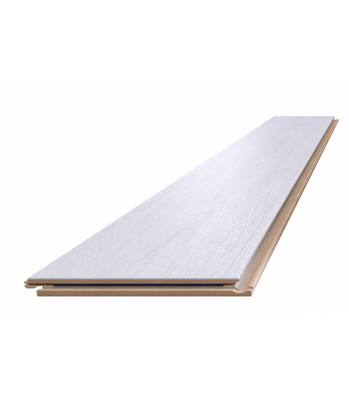 Kronotex Parquet Stratifié - Chêne Blanc Advanced D3201 - 1380 x 193 x 8 mm