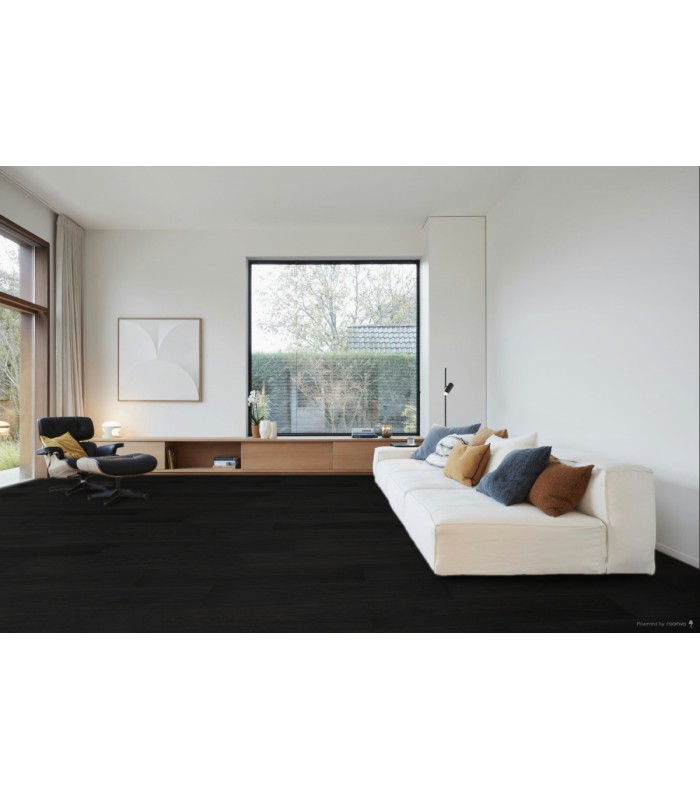 Berry Alloc Parquet stratifié Ocean+ - Charme Black 7516 -1288 mm x 190 mm x 8 mm