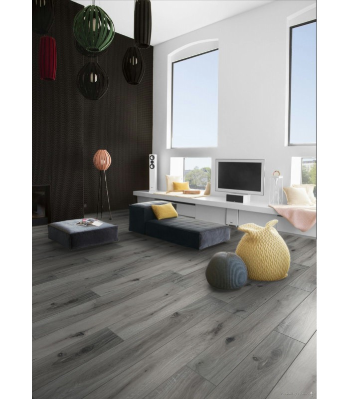 Berry Alloc Parquet stratifié Ocean+ - Gyant Light Grey 4104 - 1288 mm x 190 mm x 8 mm