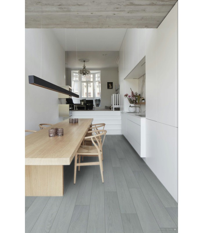 Berry Alloc Parquet stratifié Ocean+ - Charme White 7501 - 1288 mm x 190 mm x 8 mm