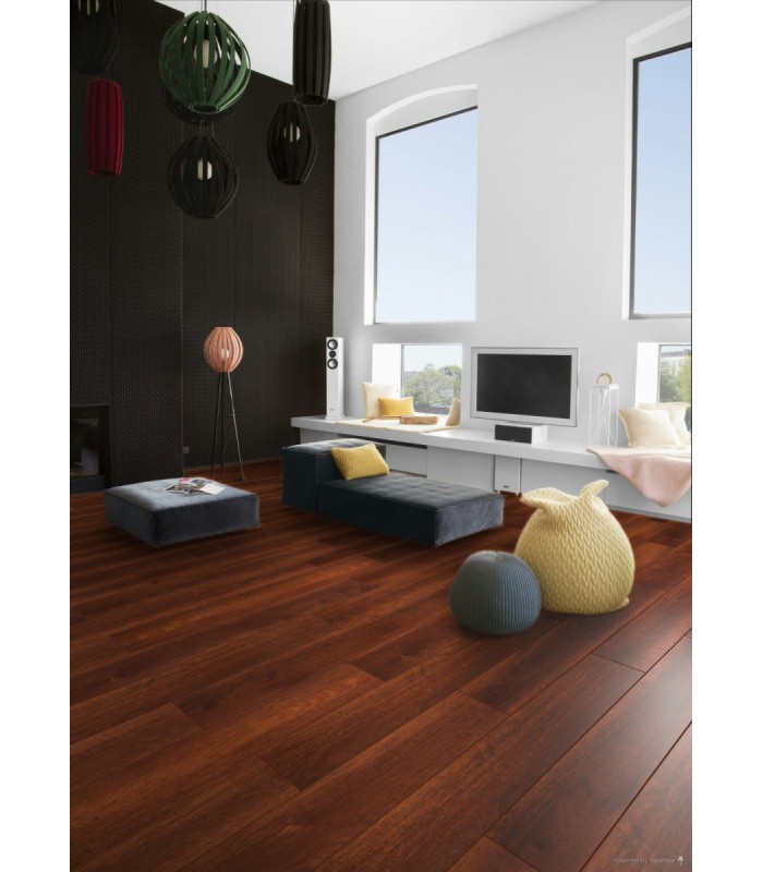Berry Alloc Parquet stratifié Ocean+ - Merbau Brown 6311 - 1288 mm x 190 mm x 8 mm