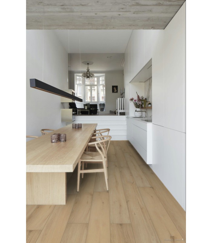 Parquet stratifié Pacific Lame XL - Gyant Sand Natural 1121 - Résistant à l'eau - 2038 x 241 x 8 mm