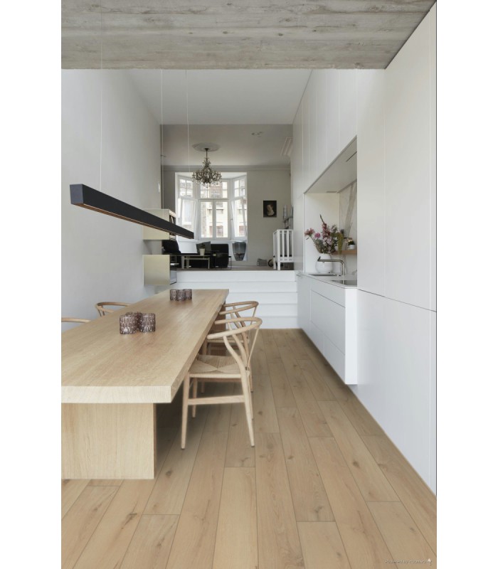 Parquet stratifié Ocean+ 12mm - Gyant Sand Natural 4121 - Résistant à l'eau - 1288 x 190 x 12 mm