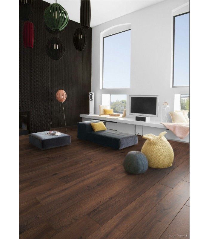 Berry Alloc Parquet stratifié Ocean+ 12mm - Gyant Warm Brown 4125 - 1288 mm x 190 mm x 12 mm