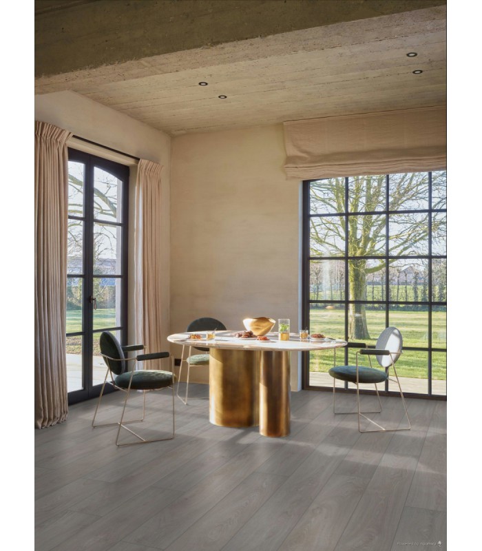 Parquet stratifié Ocean+ 12 mm Jazz Light Grey 4604 Hydro+