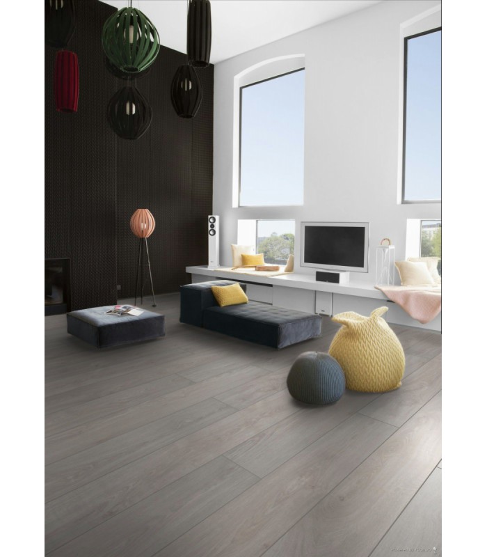Parquet stratifié Ocean+ 12 mm Jazz Light Grey 4604 Hydro+