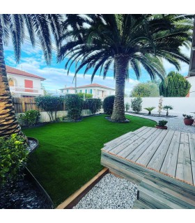 Gazon synthétique 50mm - MILLENIUM PLUS - à la coupe sur mesure - Largeur 2 mètre(s)