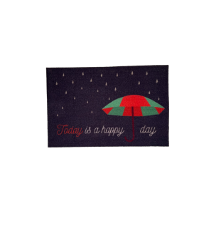 Tapis Intérieur Anti Dérapant et Absorbant Happy Day 40X60cm