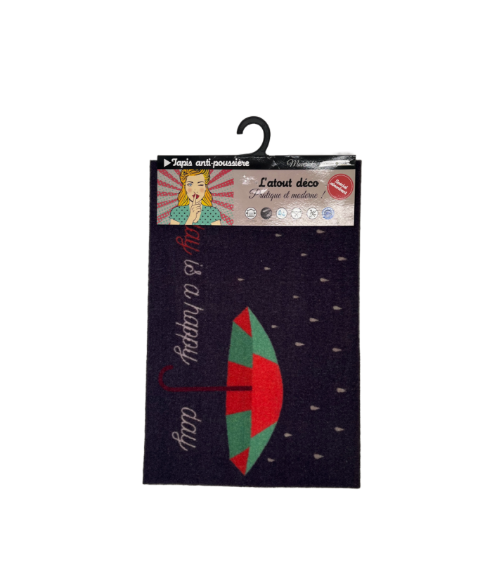 Tapis Intérieur Anti Dérapant et Absorbant Happy Day 40X60cm