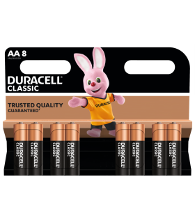 Pack De 8 Piles Duracell - AA LR06