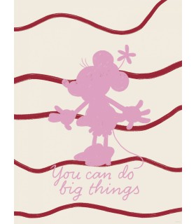 DISNEY MINNIE MOUSE YOU CAN DO BIG THINGS 30X40