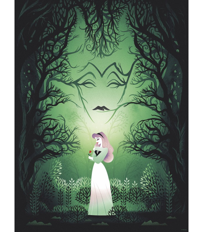 DISNEY SLEEPING BEAUTY AURORA MALEFICENT 30X40