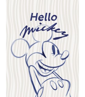 DISNEY MICKEY MOUSE HELLO 30X40