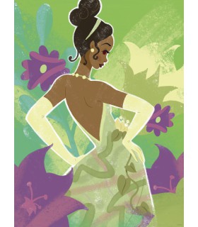 DISNEY PRINCESS TIANA IN GREEN 30X40
