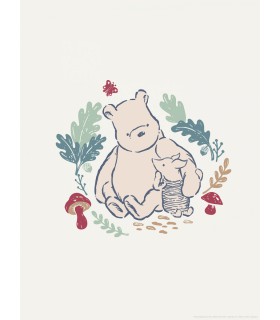 DISNEY WINNIE THE POOH TAKING CARE 30X40