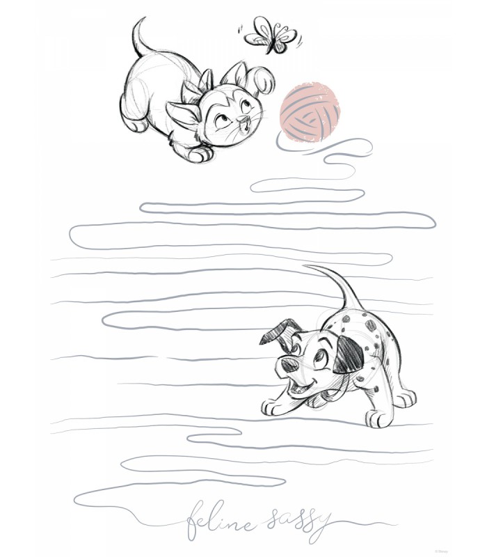 DISNEY ANIMALS DOGS AND CATS PLAYGROUND 30X40