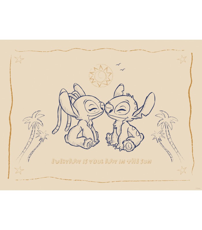 DISNEY LILO AND STITCH YOUR DAY IN THE SUN 30X40