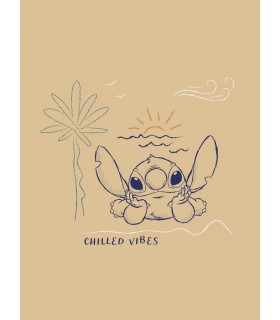 DISNEY LILO AND STITCH CHILLED VIBES 30X40