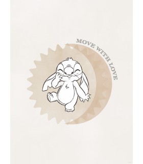 DISNEY LILO AND STITCH MOVE WITH LOVE 30X40