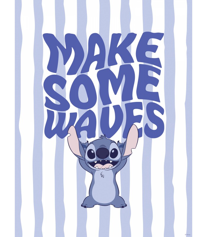 DISNEY LILO AND STITCH MAKE SOME WAVES 30X40