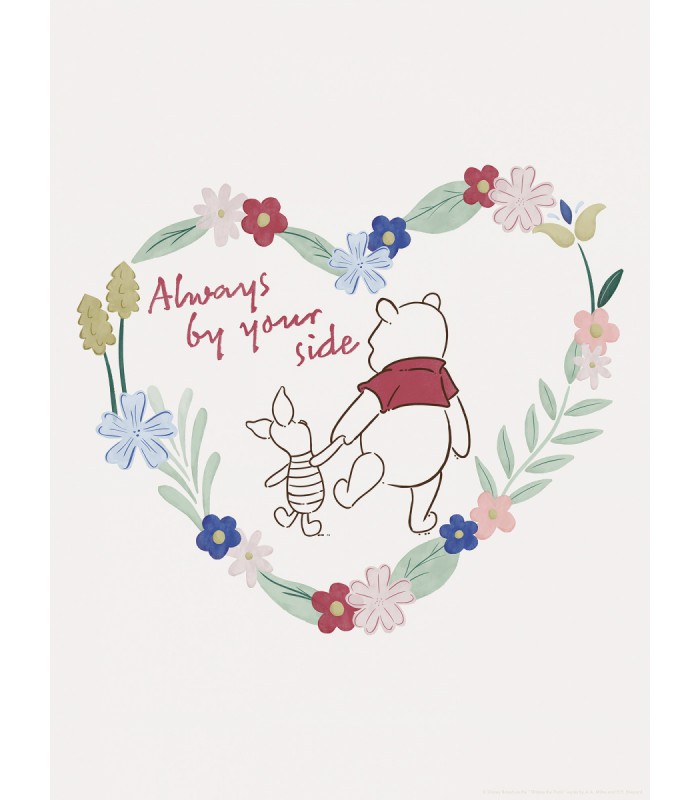 DISNEY WINNIE THE POOH ALWAYS BY YOUR SIDE 30X40