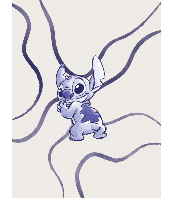 DISNEY LILO AND STITCH BRAVE AND WILD 30X40