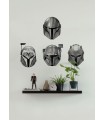 STAR WARS THE MANDALORIAN HELMETS 50X70