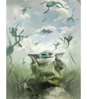 STAR WARS THE MANDALORIAN GROGU FROGS 30X40