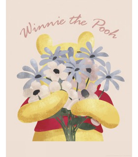 DISNEY WINNIE THE POOH INTO THE BLOOMS 40X50