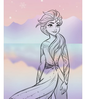 DISNEY FROZEN PASTELL LIGHTS 40X50