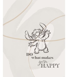 DISNEY LILO AND STITCH DO WHAT MAKES YOU HAPPY 40X50