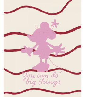 DISNEY MINNIE MOUSE YOU CAN DO BIG THINGS 40X50