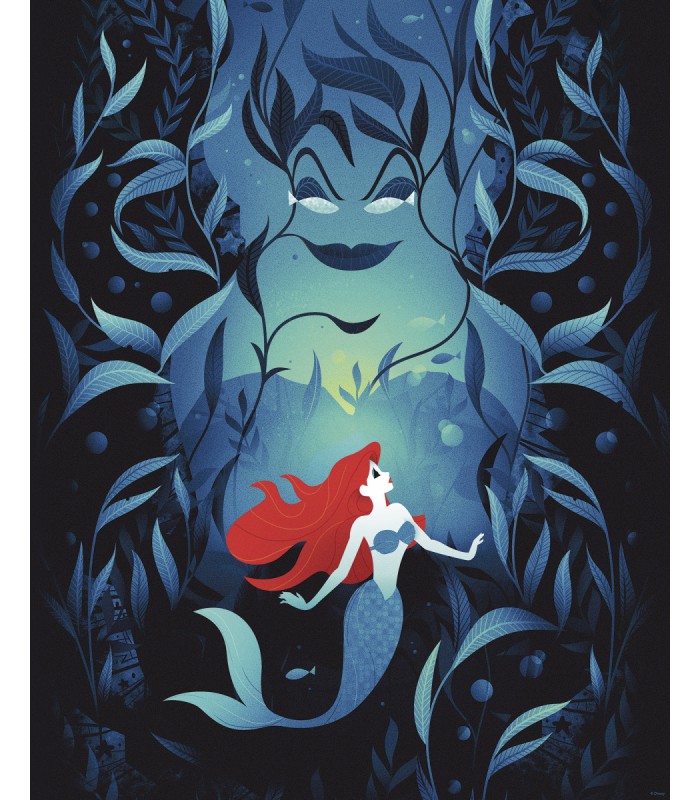 DISNEY ARIEL URSULA 40X50