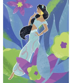 DISNEY PRINCESS JASMINE IN BLUE 40X50