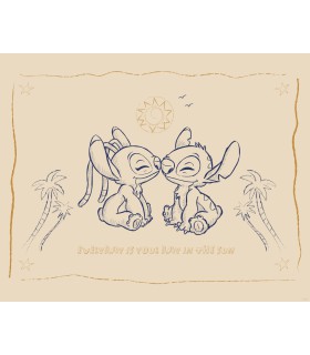 DISNEY LILO AND STITCH YOUR DAY IN THE SUN 40X50
