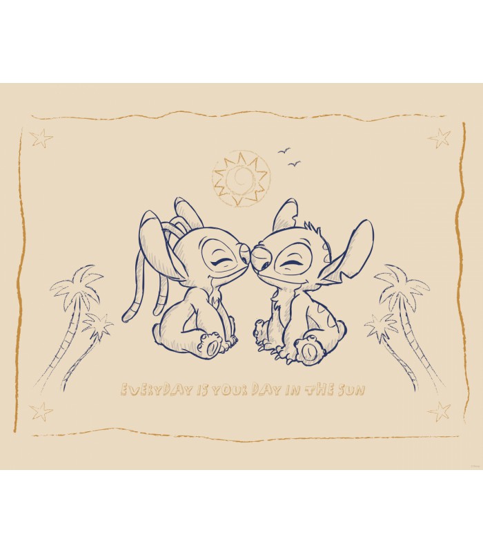 DISNEY LILO AND STITCH YOUR DAY IN THE SUN 40X50