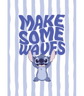 DISNEY LILO AND STITCH MAKE SOME WAVES 40X50