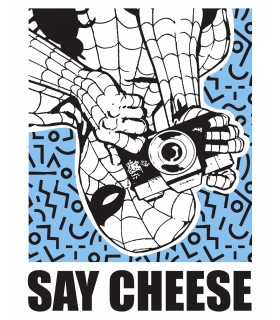 MARVEL SPIDER-MAN SAY CHEESE BLUE 40X50