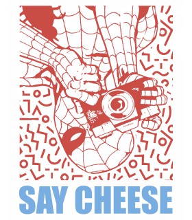 MARVEL SPIDER-MAN SAY CHEESE RED 40X50