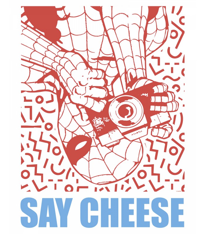 MARVEL SPIDER-MAN SAY CHEESE RED 40X50