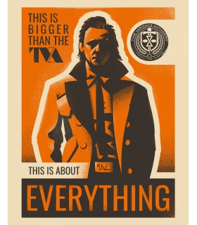 MARVEL LOKI THIS IS ABOUT EVERYTHING 40X50