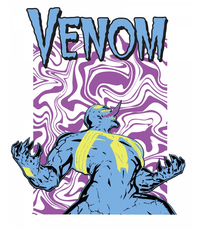 MARVEL VENOM COLOURFUL SCREAM 40X50