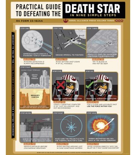 STAR WARS DEATH STAR DEFEATING GUIDE 40X50