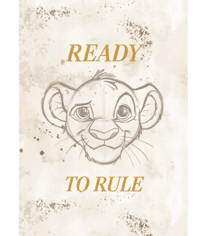 DISNEY THE LION KING READY TO RULE 50X70