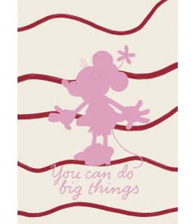 DISNEY MINNIE MOUSE YOU CAN DO BIG THINGS 50X70