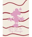 DISNEY MINNIE MOUSE YOU CAN DO BIG THINGS 50X70