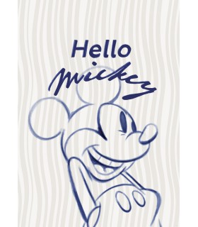 DISNEY MICKEY MOUSE HELLO 50X70